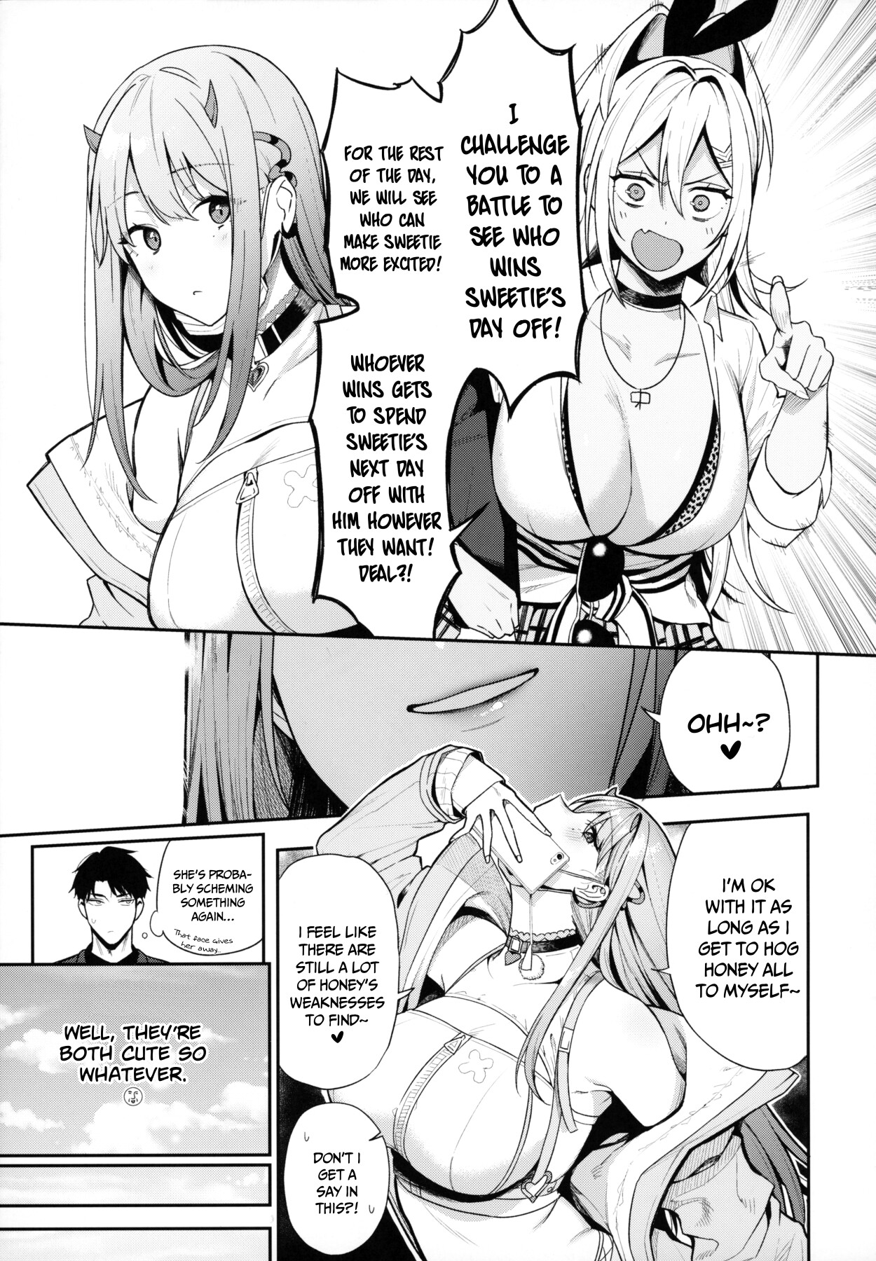 Hentai Manga Comic-Gals Showdown-Read-4